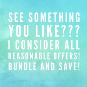 Considering reasonable offers!